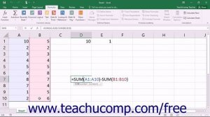 Excel 2016 Tutorial Editing a Range Microsoft Training Lesson