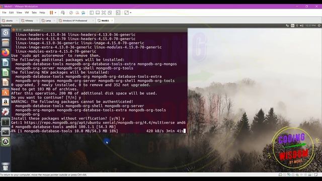 Learn MongoDB,  MongoDB installation in Ubuntu Video 1