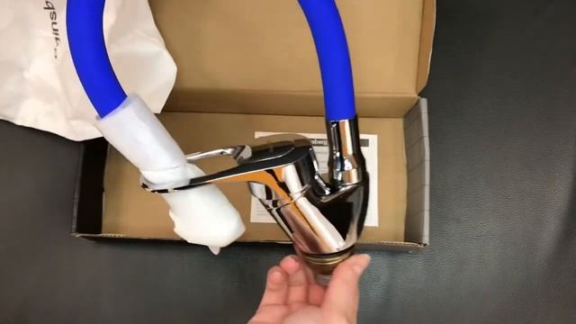 Кухонный смеситель Rainsberg R3193F-3 синий/хром смотреть онлайн