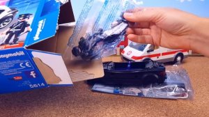 PLAYMOBIL Полицейская машинка Пожарная машинка и Скорая помощь РАСПАКОВКА Игрушки для детей Toy Car
