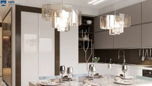 Дизайн интерьера: Дизайн квартиры 157 кв.м в ЖК Айвазовский - Золотой агат