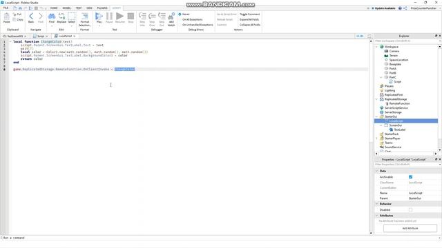 Server to Client Remote Functions in Roblox (Roblox Studio Tutorial Beginners Series) (B014)