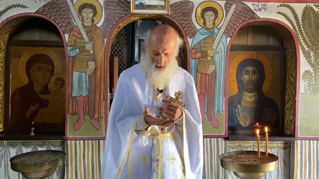 Проповедь архимандрита Вениамина после литургии в праздник Преображения 19.08.2021