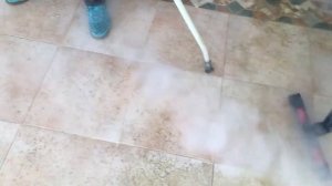 Floor tile Steam Cleaning by Tu Vapor Marbella. Call us +34 689394965 www.tuvapor.es