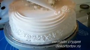 Декор свадебного торта  Часть 2