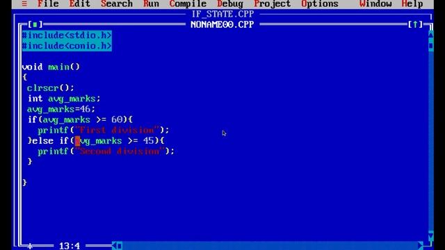 Decision making and branching using if statements in C | If, if else, if else if, nesting of if in