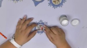 Bombki decoupage gwiazdki dwuwarstwowe - DIY tutorial