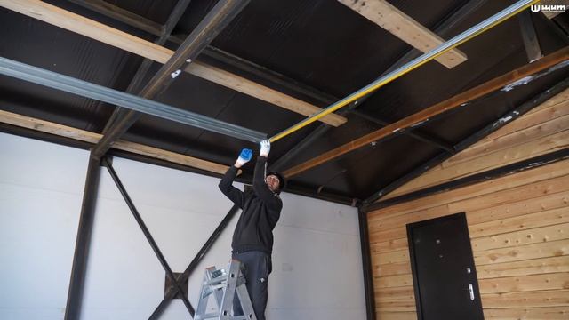 Установка ворот DoorHan в микрорайоне Сатал. Съемки в марте 2022 г.