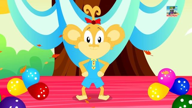 Ten Little Monkeys Jumping On The Bed  Monkey Nursery Rhymes  Kids Songs For Children