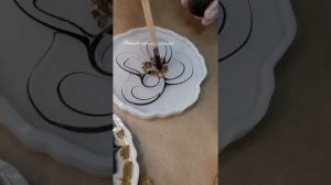 Resinart tutorial / Мастер-класс Подстаканники жидкой эпоксидной смолой. Рисуем цветы и узоры