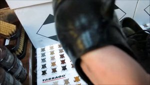 Как покрасить обувь в домашних условиях!!!!!!!!!!!!!!!!