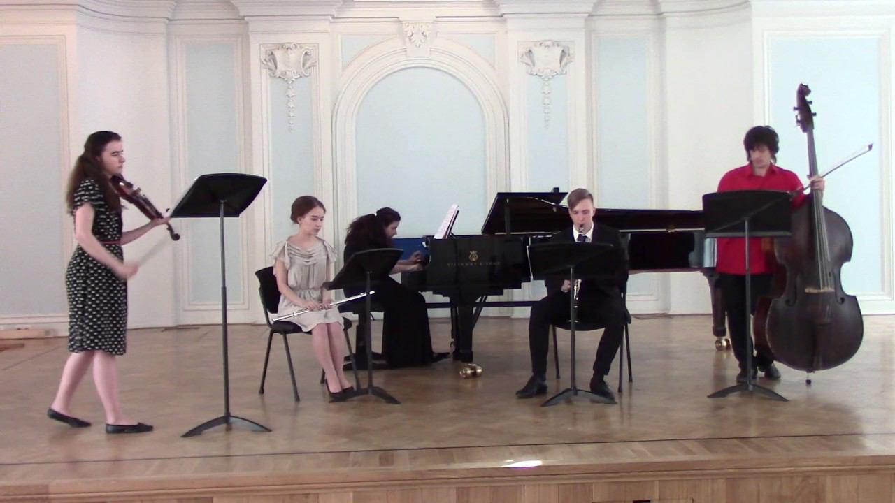 Leonid Desyatnikov — Sketches To Sunset (quintet for flute, clarinet, violin, double bass and piano)