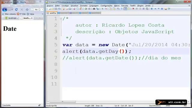 Curso JavaScript #30 Objeto Date