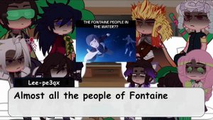 || Hashiras react to Neuvillette as a New Demon || Genshin x Demon Slayer || Kny || Crossover ||