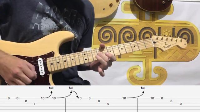 Highway Star Guitar solo tabs - Deep Purple (cover) смотреть онлайн