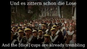 Bundeslied vor der Schlacht ✠ [German folk song][+English translation]