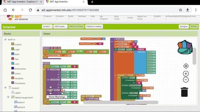 Tic Tac Toe game made@ MIT App Inventor смотреть онлайн