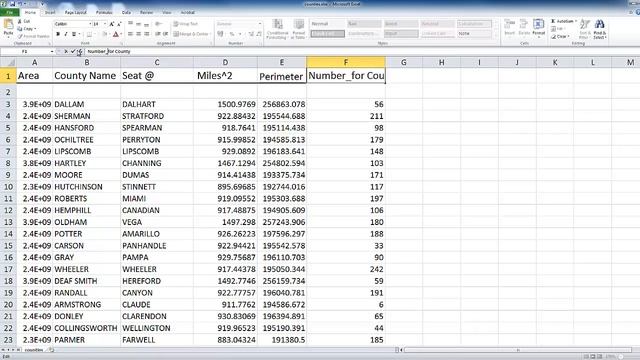 Formatting an Excel file for ArcMap смотреть онлайн