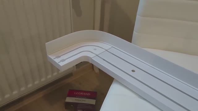 Установка потолочных гардин Legrand с блендой Потолочная шина Карниз
