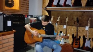 Обзор акустической гитары Shinobi H-11 Dreadnought Natural | SKIFMUSIC.RU