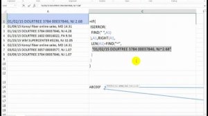 Excel Parsing Text Part 2 of 3   Reverse String Search Complex Function