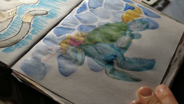 Как придумать чудо-зверя/ Рисуем фантастическое животное/Speed draw смотреть онлайн