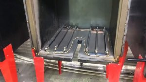 Печь для порошковой окраски автомобильных дисков