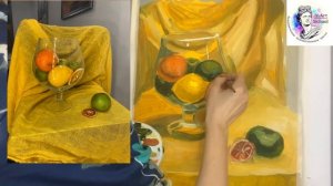 Урок 3, пишем детали натюрморта гуашью