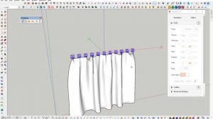 SketchUp. Моделирование. Ткани и шторы. Плагин ClothWorks