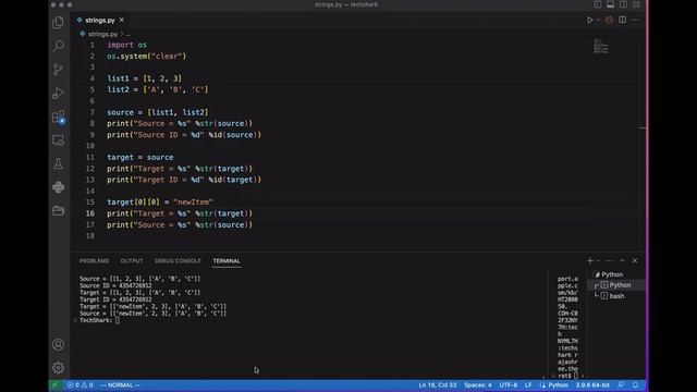 Python tutorial Part-5 Shallow Copy Vs Deep Copy