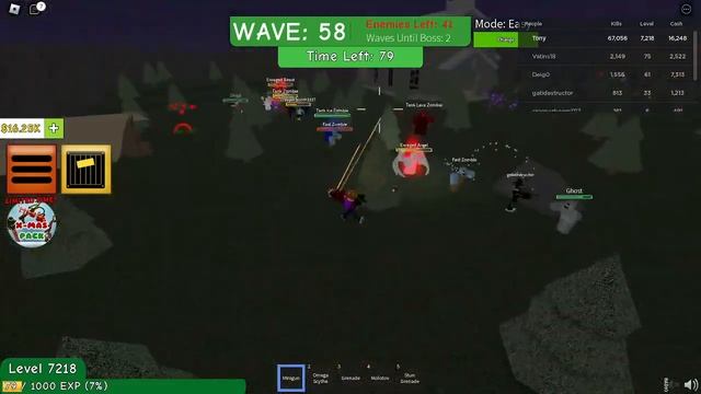 I bought This Minigun In (Roblox Zombie Attack) смотреть онлайн