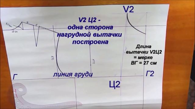 Базовая выкройка женского ПЛАТЬЯ-подробное ПОСТРОЕНИЕ /строим выкройку основу платья самостоятельно