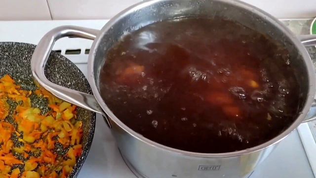 Суп с белыми сушёными грибами! смотреть онлайн