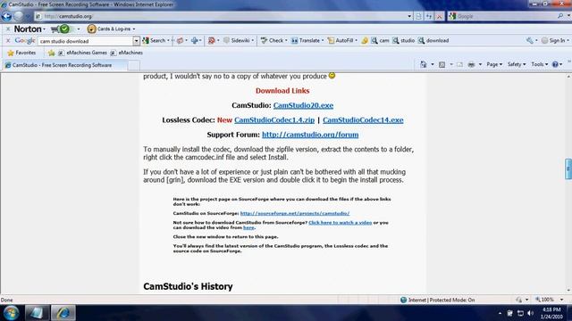 Cam Studio Free download link in description