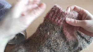 Какой мохер выбрать. Что вязать из колкого мохера.  Палантин. Кид мохер на шёлке. #knitting #mohair