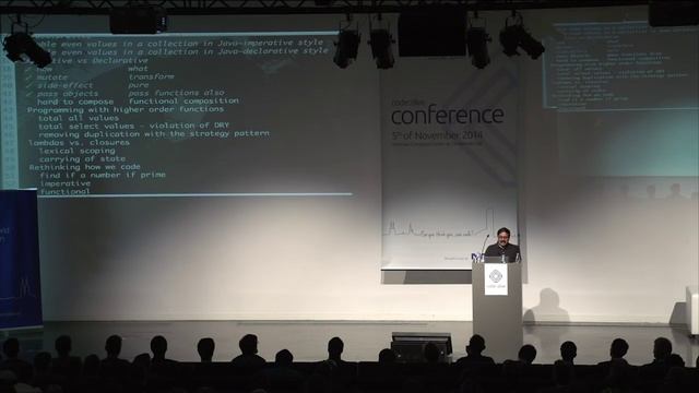 code::dive conference 2014 - Venkat Subramaniam: Functional Programming - Technical reasons to adap смотреть онлайн