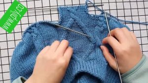 how to knit a peacoat - knitting tutorial - baby peacoat