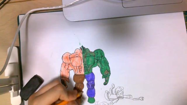 How to draw a roblox poster (part 2) lighting, shading and drawing a Bacon hair смотреть онлайн