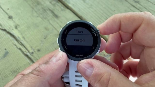 Garmin Forerunner 55 - How To Set HIIT Activity Timers