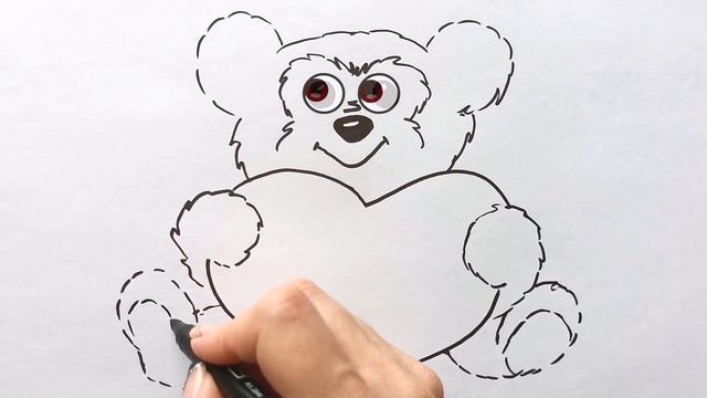 С ДНЁМ СВЯТОГО ВАЛЕНТИНА! открытка / Нарисуй Ка смотреть онлайн