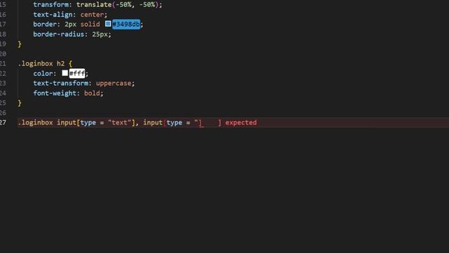 Simple Animated Login Form Design Using Just HTML and CSS | html & css |
