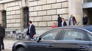 Berlin: Chancellor Angela Merkel. At the Reichstag  Surprise to me and my clients!