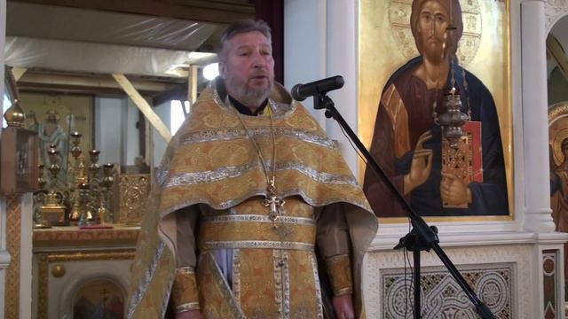 Проповедь отца настоятеля на притчу о богаче и Лазаре (07.11.21) смотреть онлайн
