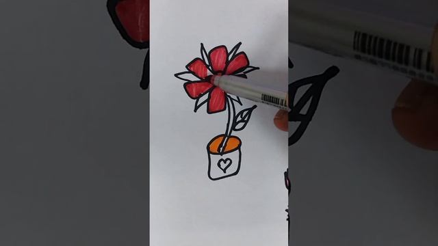 Flower drawing??#like #share #supportme #subscribe @CHANDRAART-cy1oj