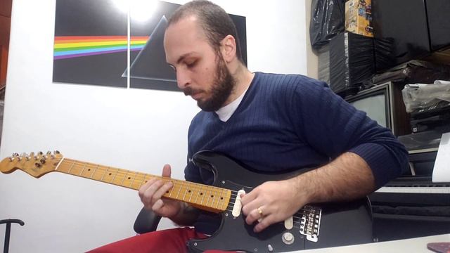 Pink Floyd - Another Brick in The Wall pt 2 - Guitar solo cover смотреть онлайн