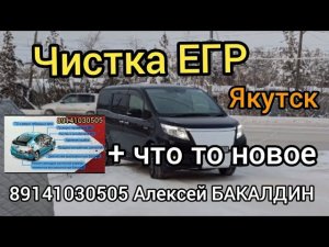 Тойота Эскваер Гибрид ЧИСТКА ЕГР +что то новое. 89141030505