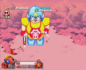 Time Bokan Series Bokan to Ippatsu! (PS1)  Все боссы (без урона)