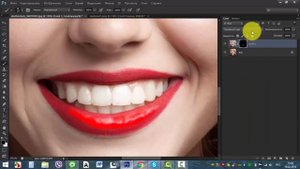Как добавить блеск губам в Фотошоп