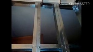 Как сделать усиленный каркас для гипсокартона. Каркас из сдвоенных профилей.