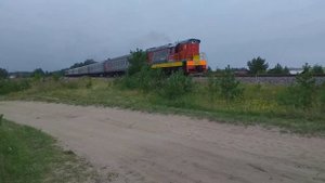 Пригородный поезд 6556 Ненокса-Северодвинск, отправился с О.П. Солза